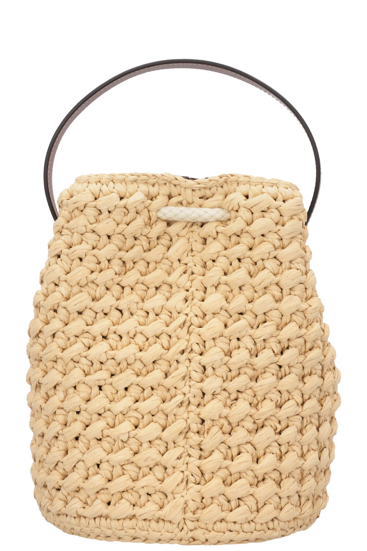 CELINE Triomphe Bucket Bag Raffia