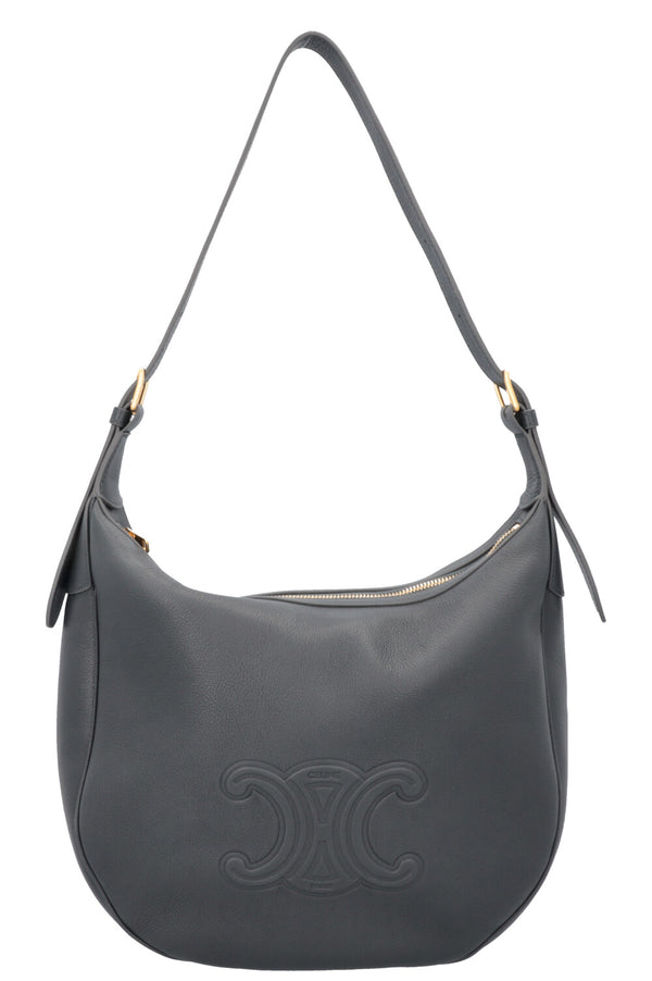 CELINE Medium Heloise Shoulder Bag Grey