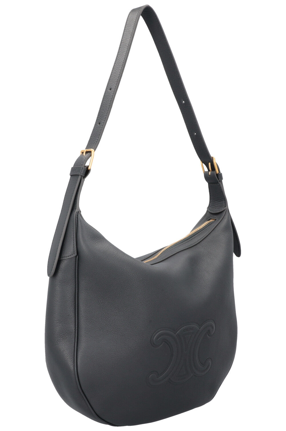 Sac bandoulière Heloise moyen modèle CELINE gris