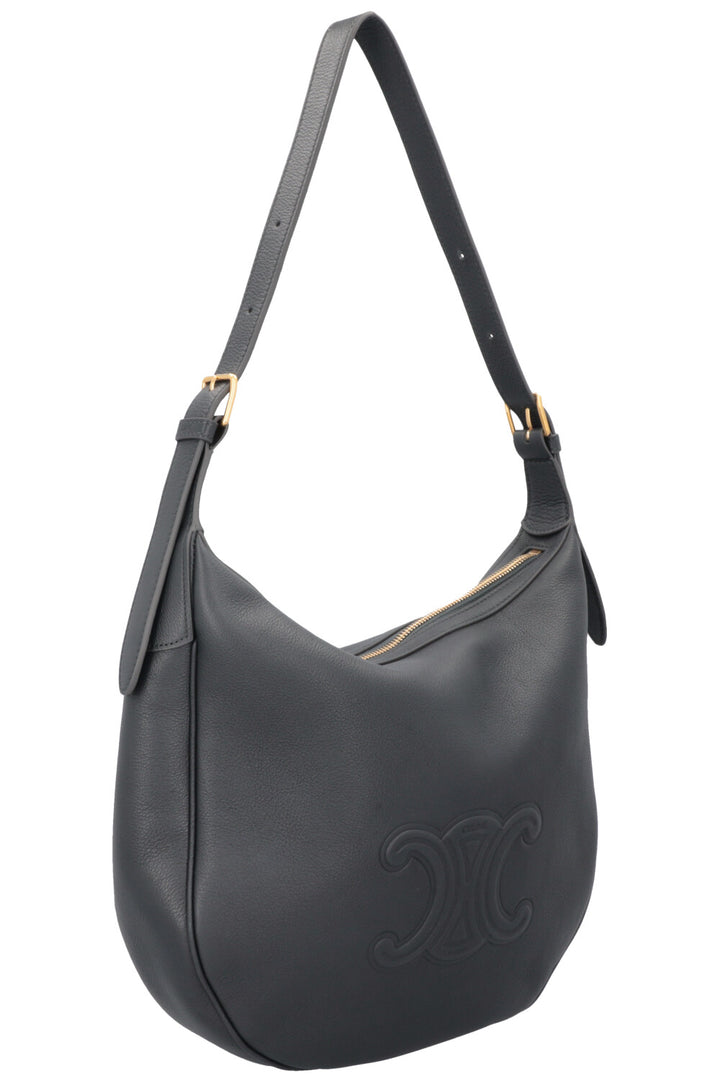 Sac bandoulière Heloise moyen modèle CELINE gris
