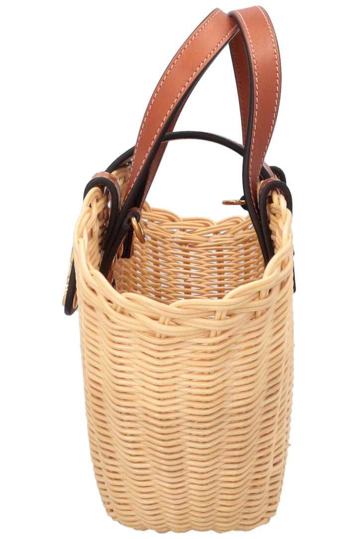 CELINE Teen Couffin Basket Bag Brown