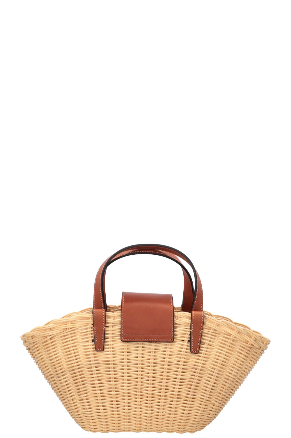 CELINE Teen Couffin Basket Bag Brown