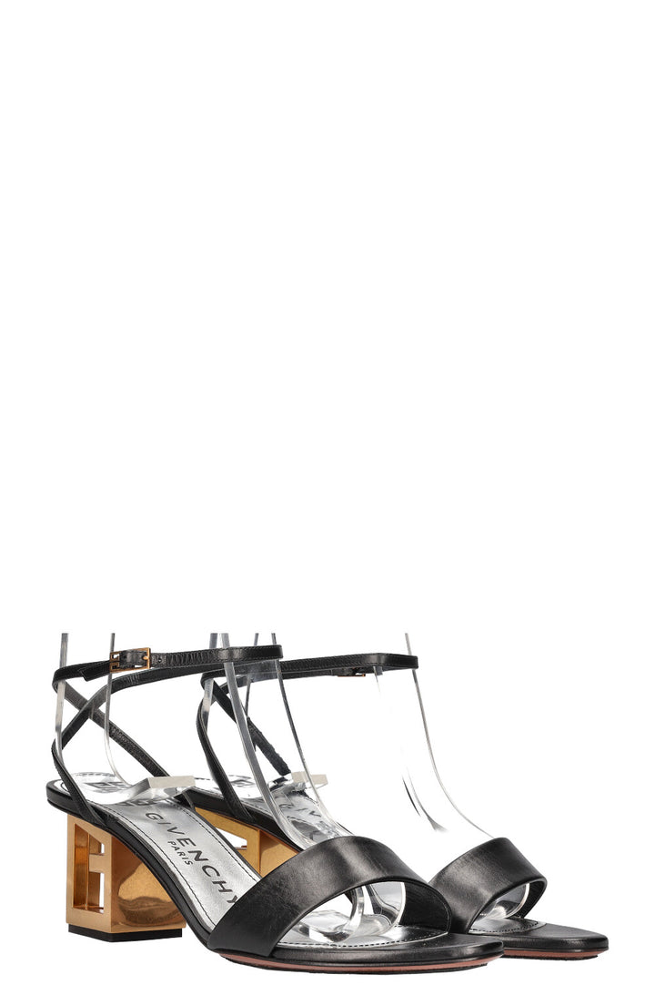 GIVENCHY Triangle Strappy Sandals Leather
