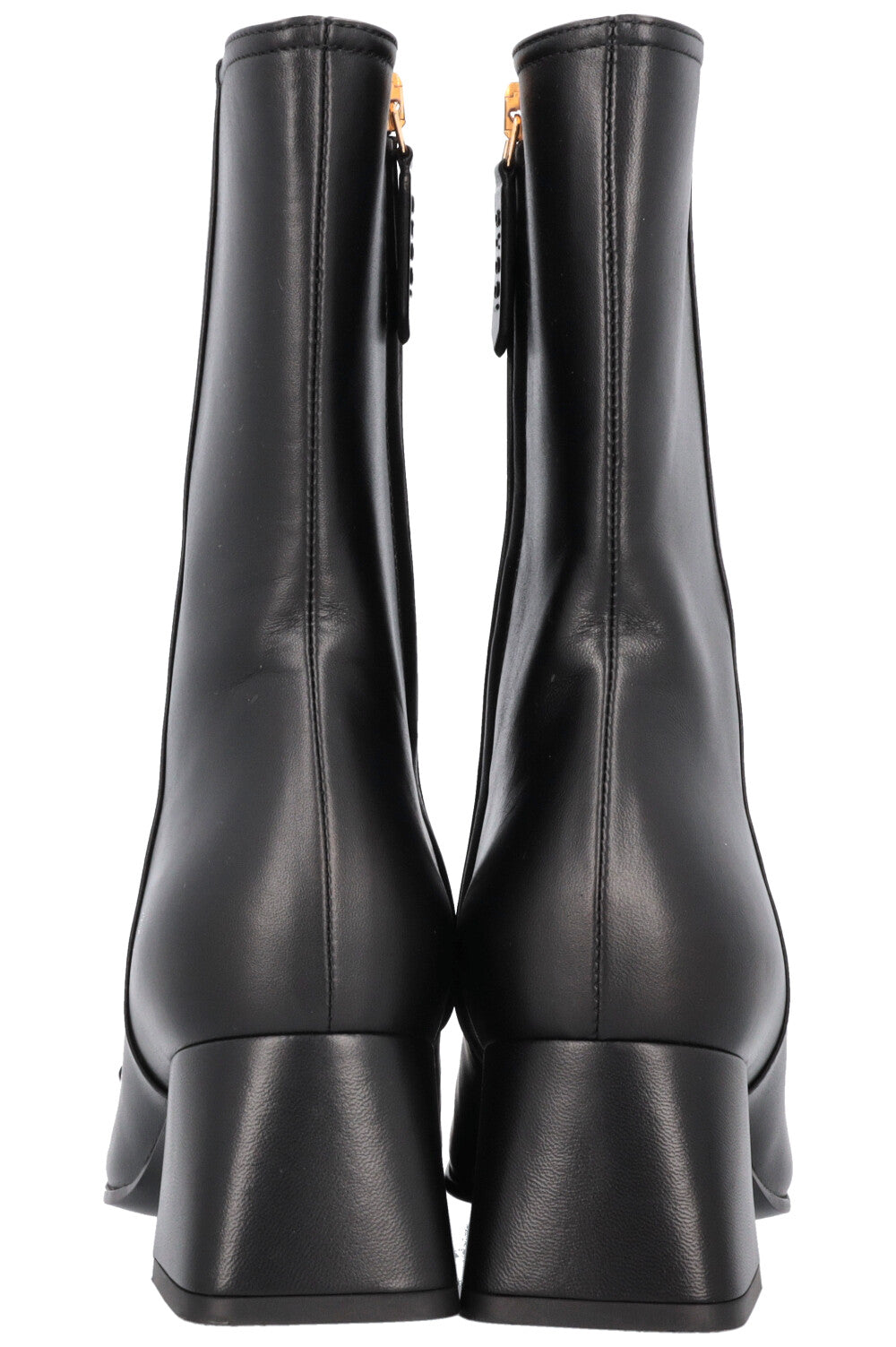 GUCCI Horsebit Ankle Boots Black
