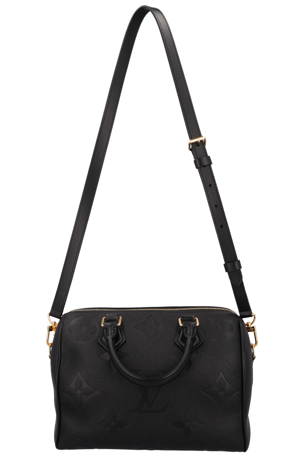 LOUIS VUITTON Speedy 25 Bandoulière MNG Empreinte Noir