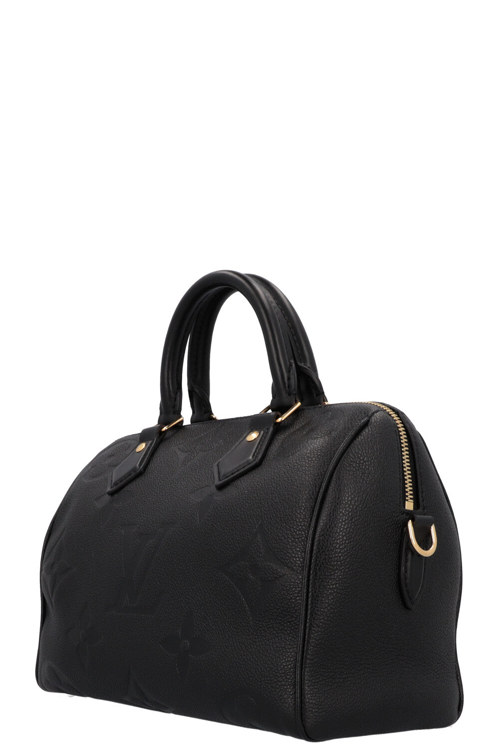 LOUIS VUITTON Speedy 25 Bandoulière MNG Empreinte Noir