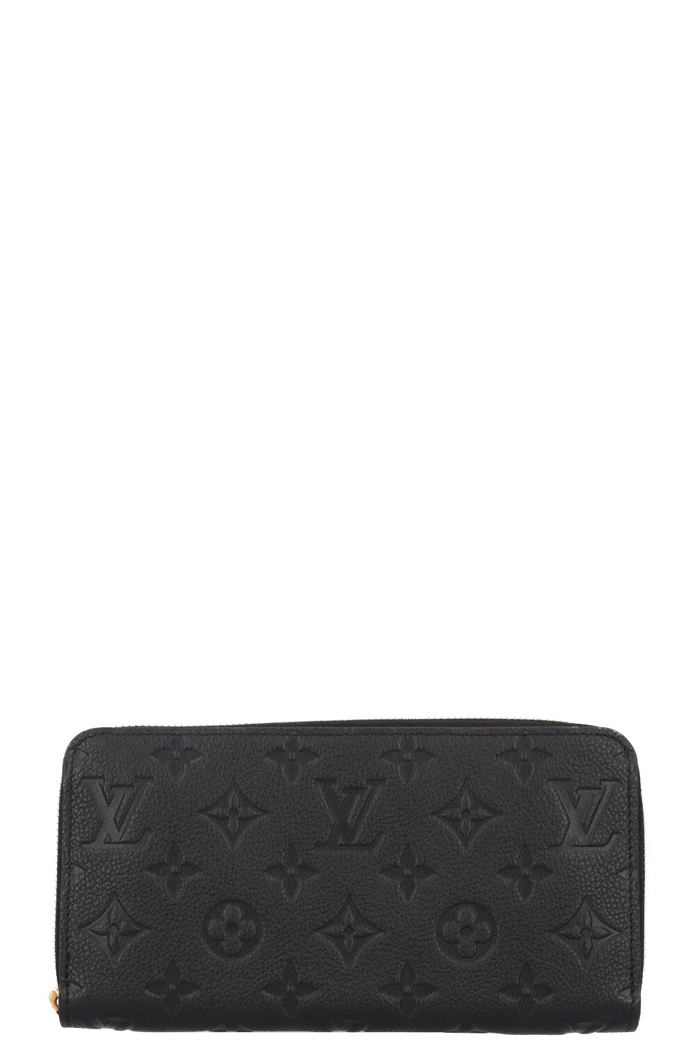LOUIS VUITTON Zippy Wallet Black Empreinte Leather