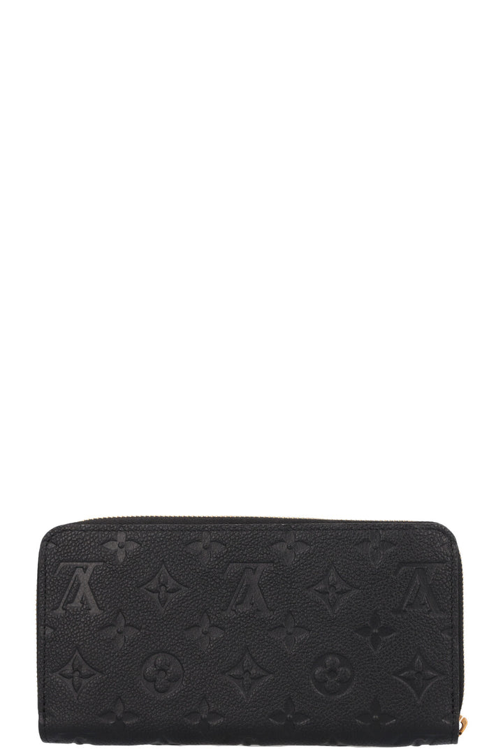LOUIS VUITTON Zippy Wallet MNG Empreinte Black
