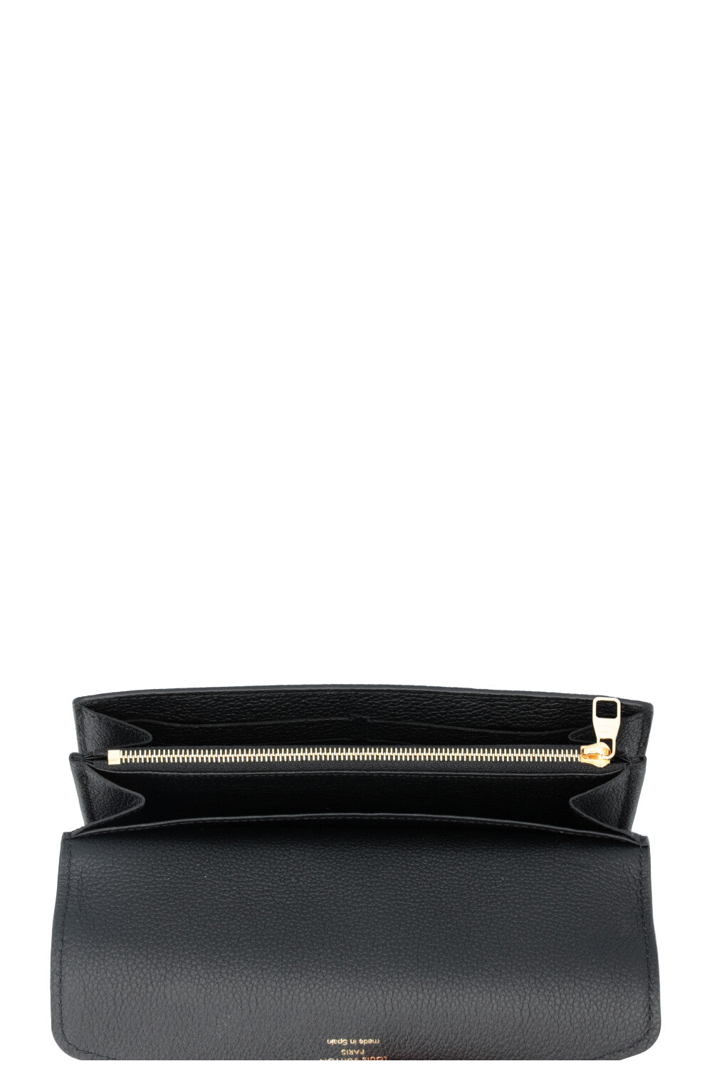 LOUIS VUITTON Sarah Wallet Black Empreinte Leather