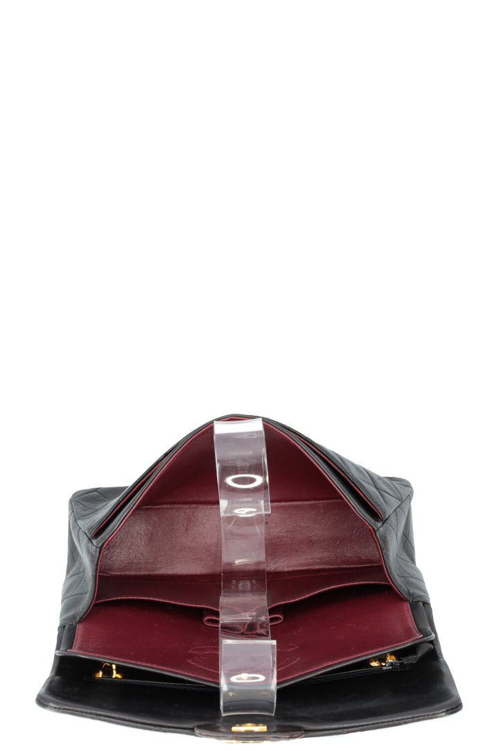 CHANEL Vintage Small Double Flap Bag Black
