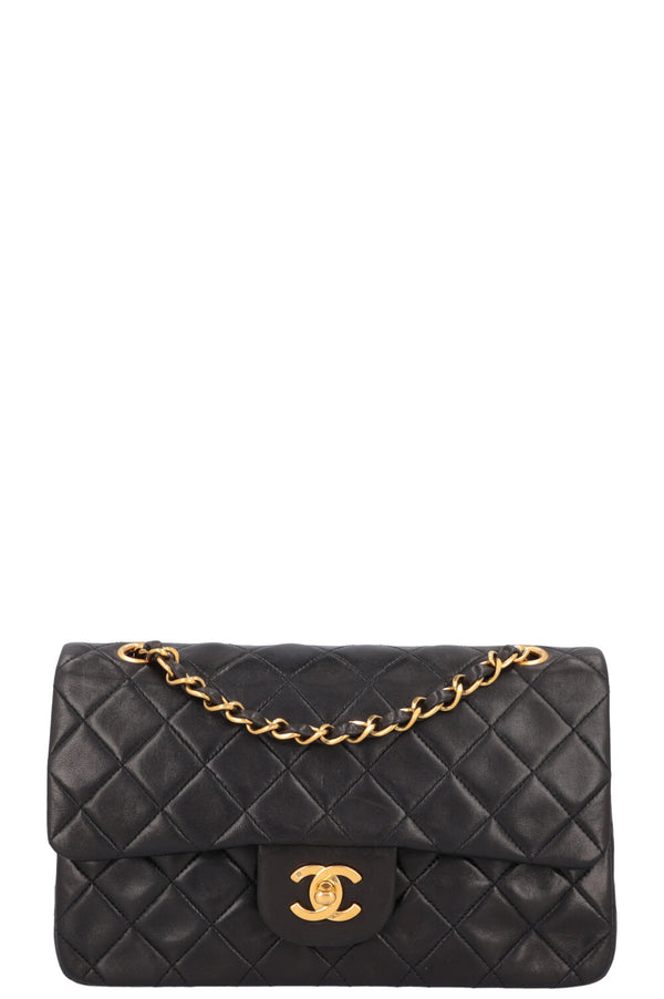 CHANEL Vintage Small Double Flap Bag Black