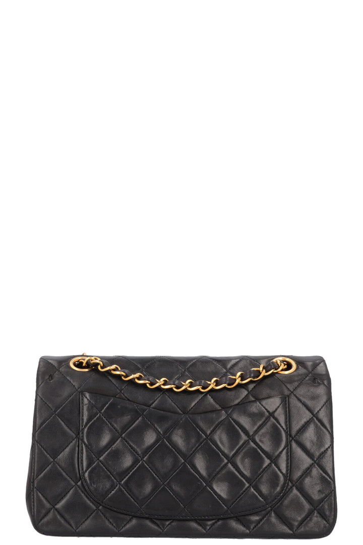 CHANEL Vintage Small Double Flap Bag Black