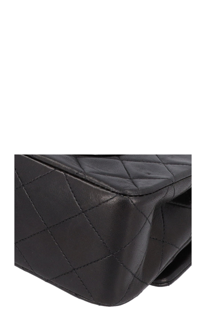 CHANEL Vintage Small Double Flap Bag Black