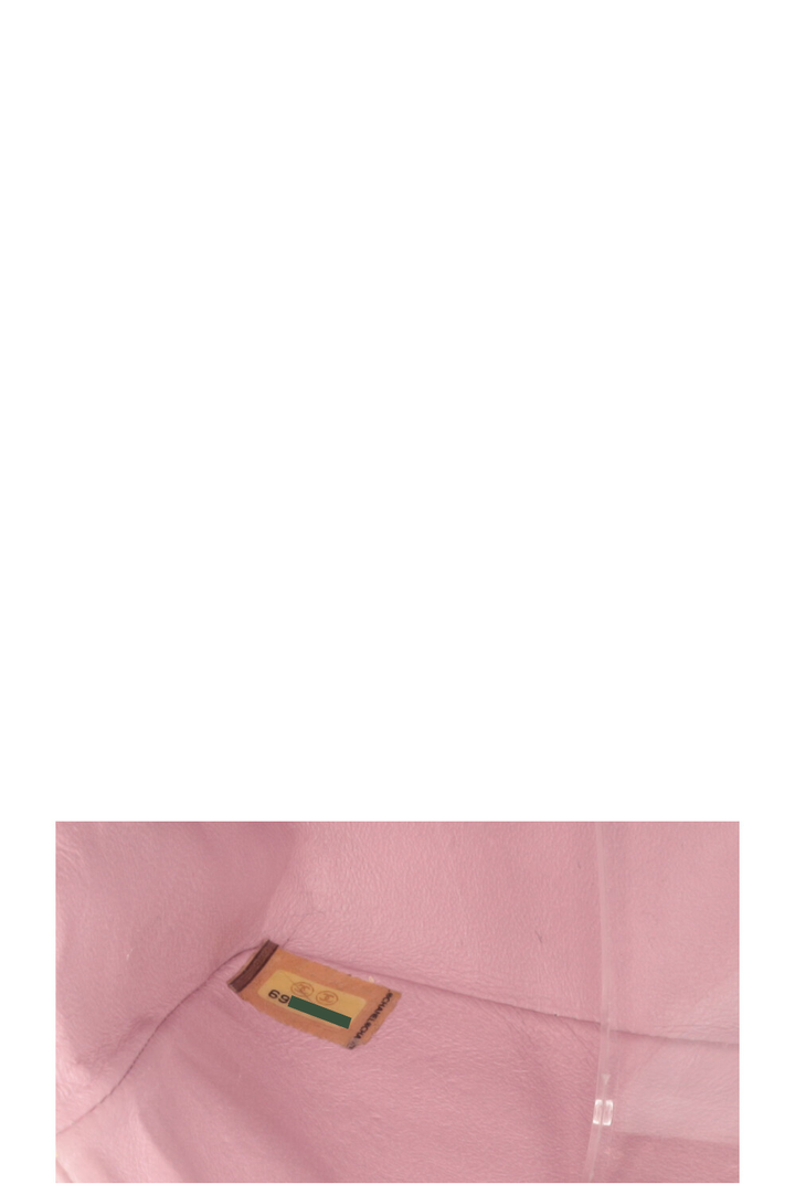 CHANEL Mini Square Flap Bag Leather Pink