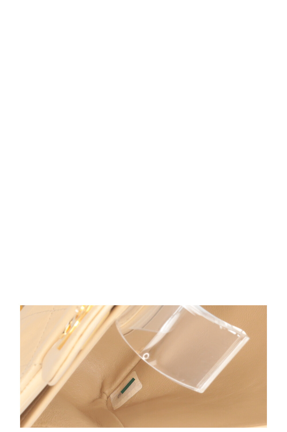 CHANEL Vintage Medium Double Flap Bag Beige