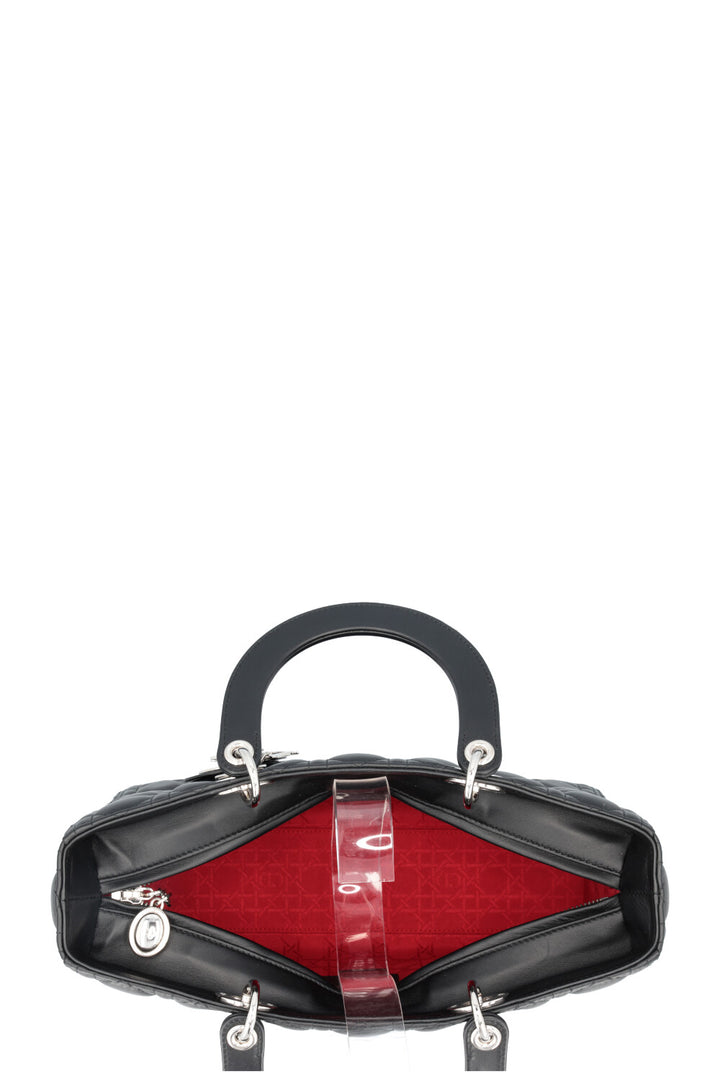 CHRISTIAN DIOR Lady Dior Large Black Cannage
