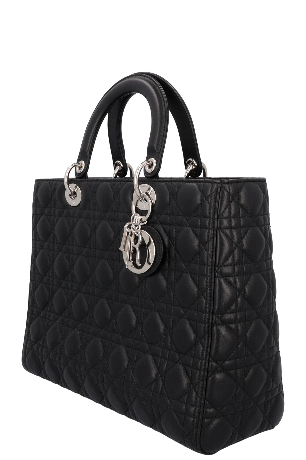 CHRISTIAN DIOR Lady Dior Large Black Cannage