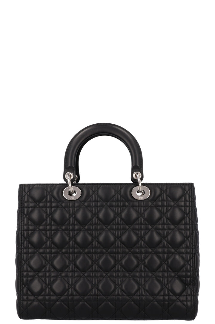 CHRISTIAN DIOR Lady Dior Large Black Cannage