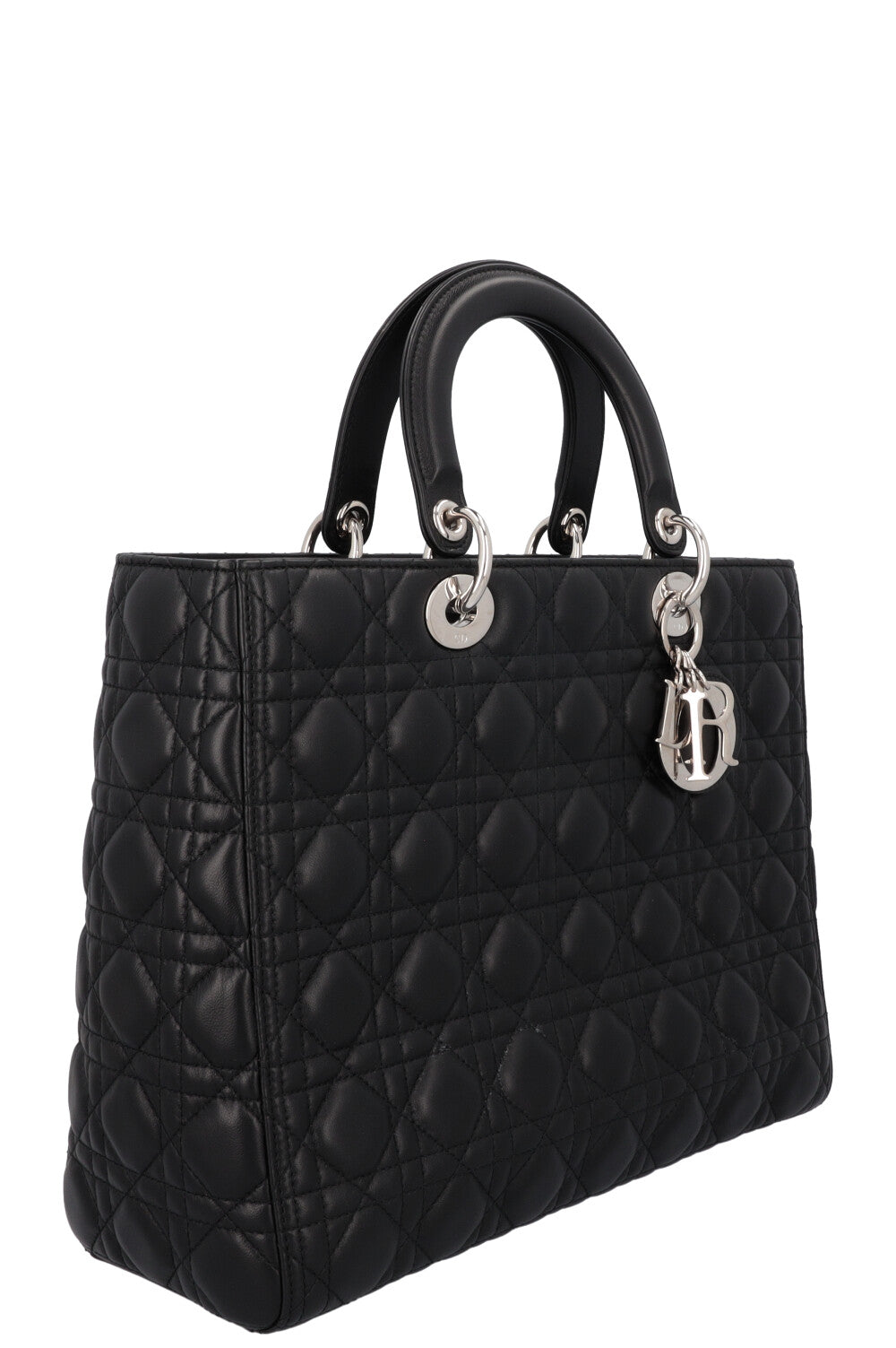 CHRISTIAN DIOR Lady Dior Large Black Cannage