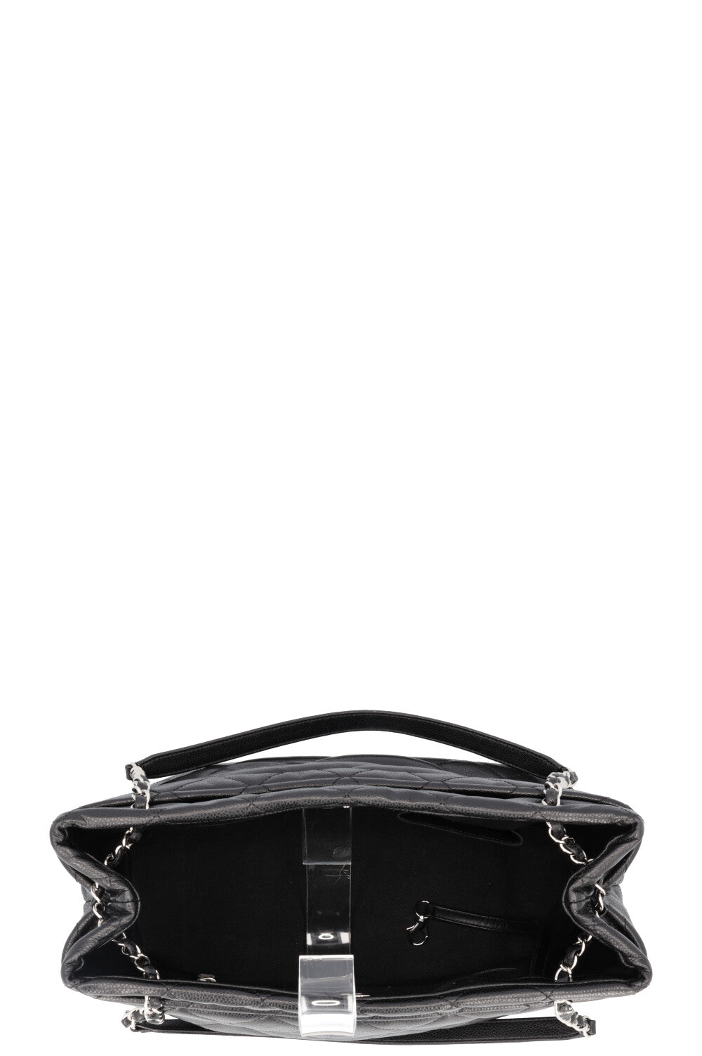 CHANEL Timeless Shopping Tote Bag Caviar Black
