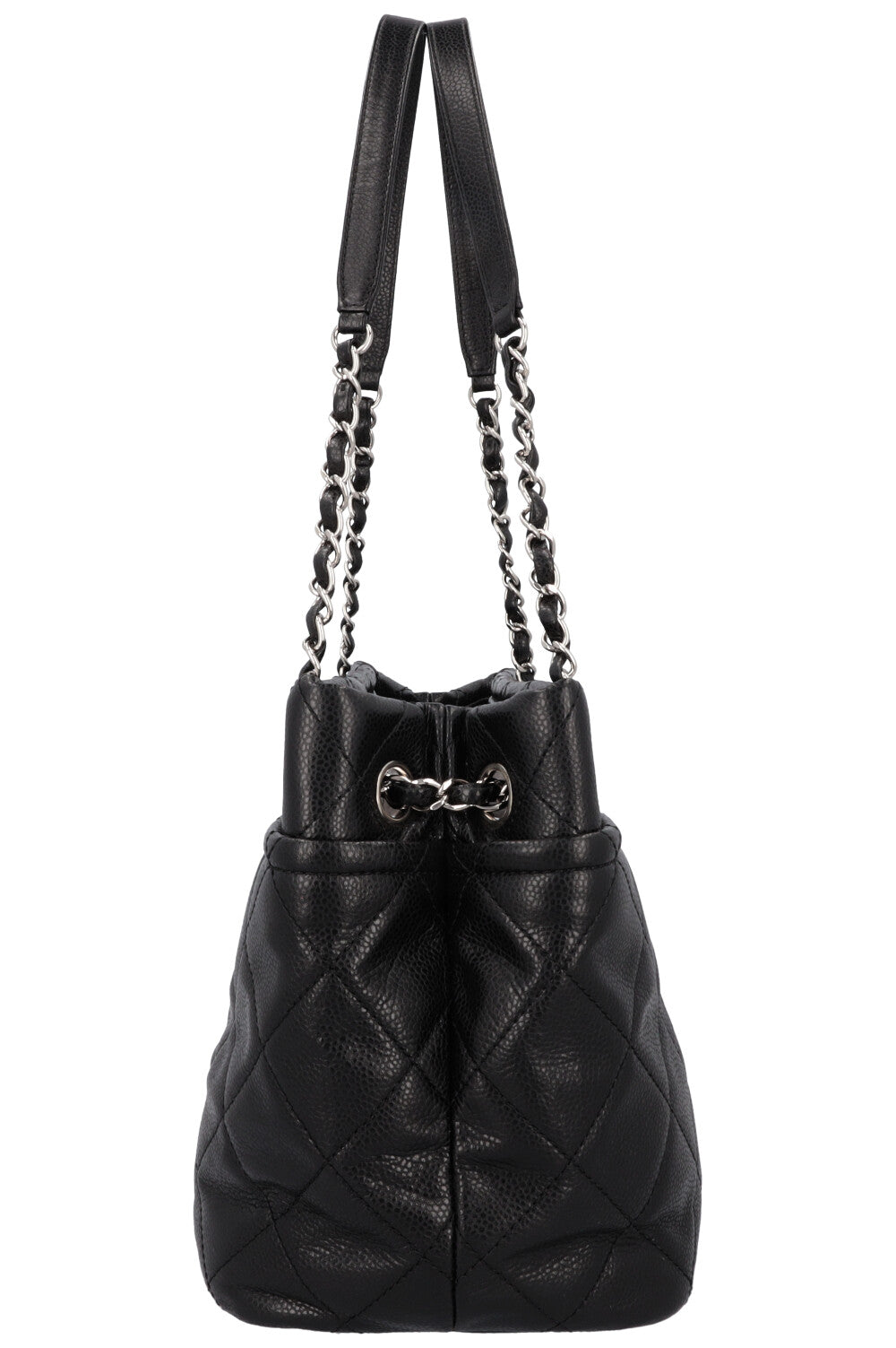 CHANEL Timeless Shopping Tote Bag Caviar Black