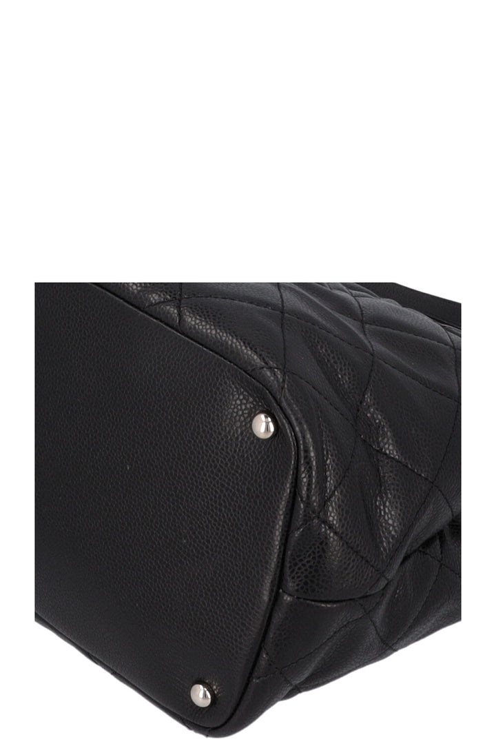 CHANEL Timeless Shopping Tote Bag Caviar Black
