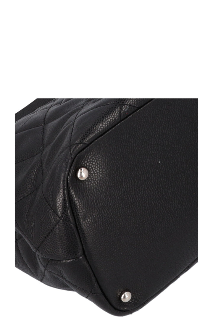 CHANEL Timeless Shopping Tote Bag Caviar Black
