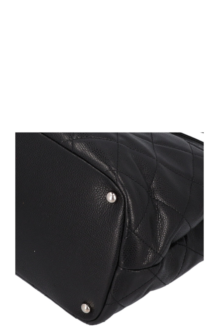 CHANEL Timeless Shopping Tote Bag Caviar Black