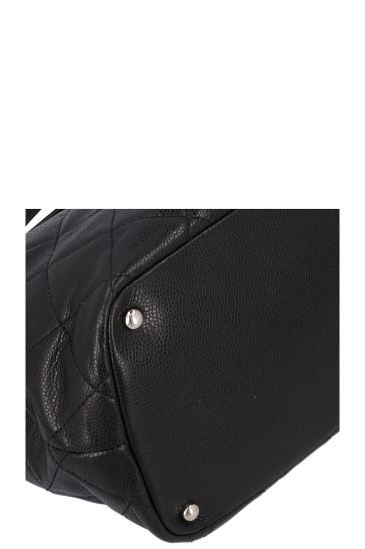 CHANEL Timeless Shopping Tote Bag Caviar Black