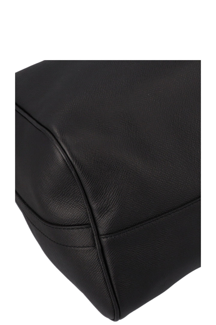 LOUIS VUITTON Keepall 50 Bandouliere Black Taiga Leather