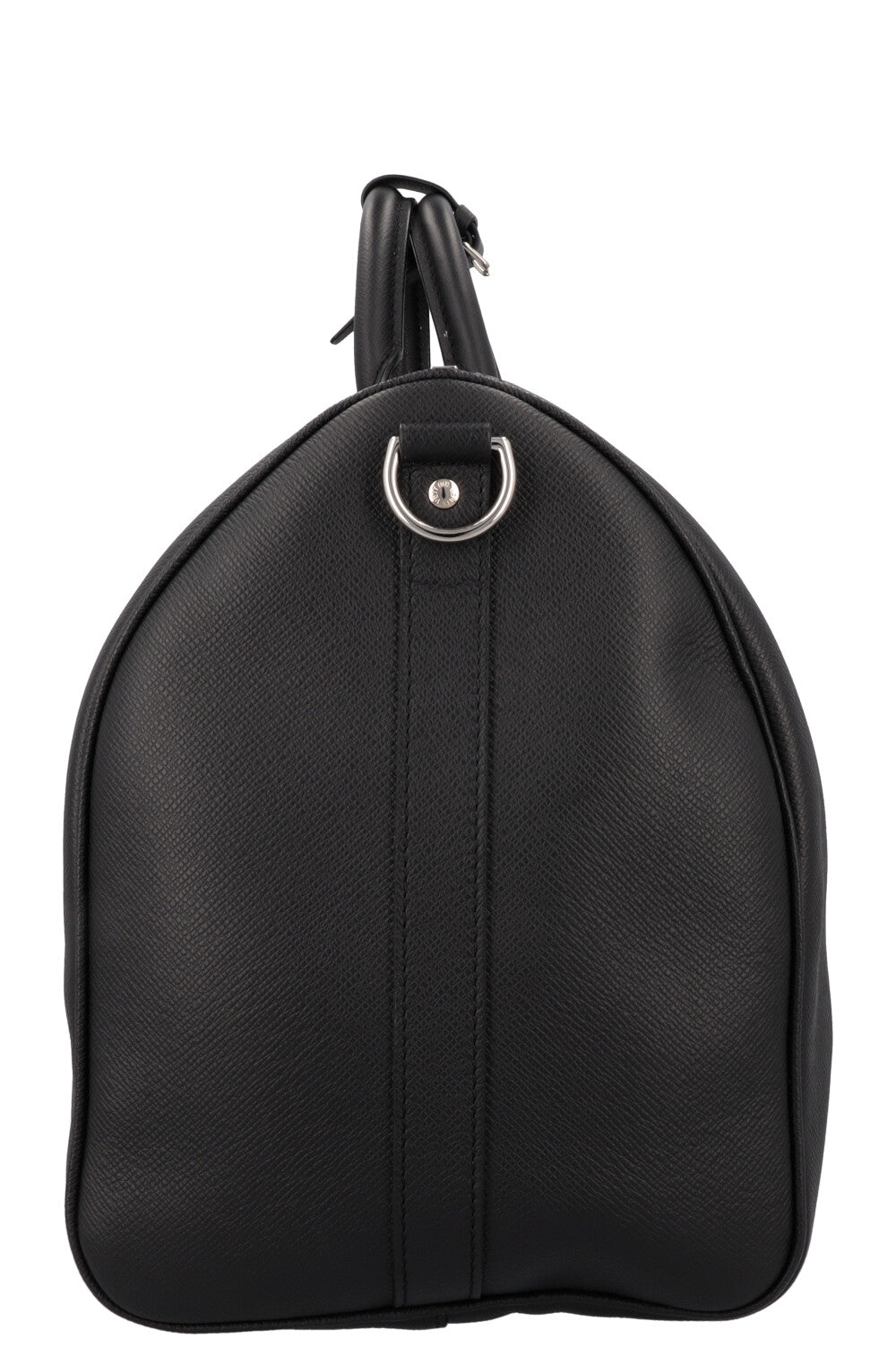 LOUIS VUITTON Keepall 50 Bandouliere Black Taiga Leather