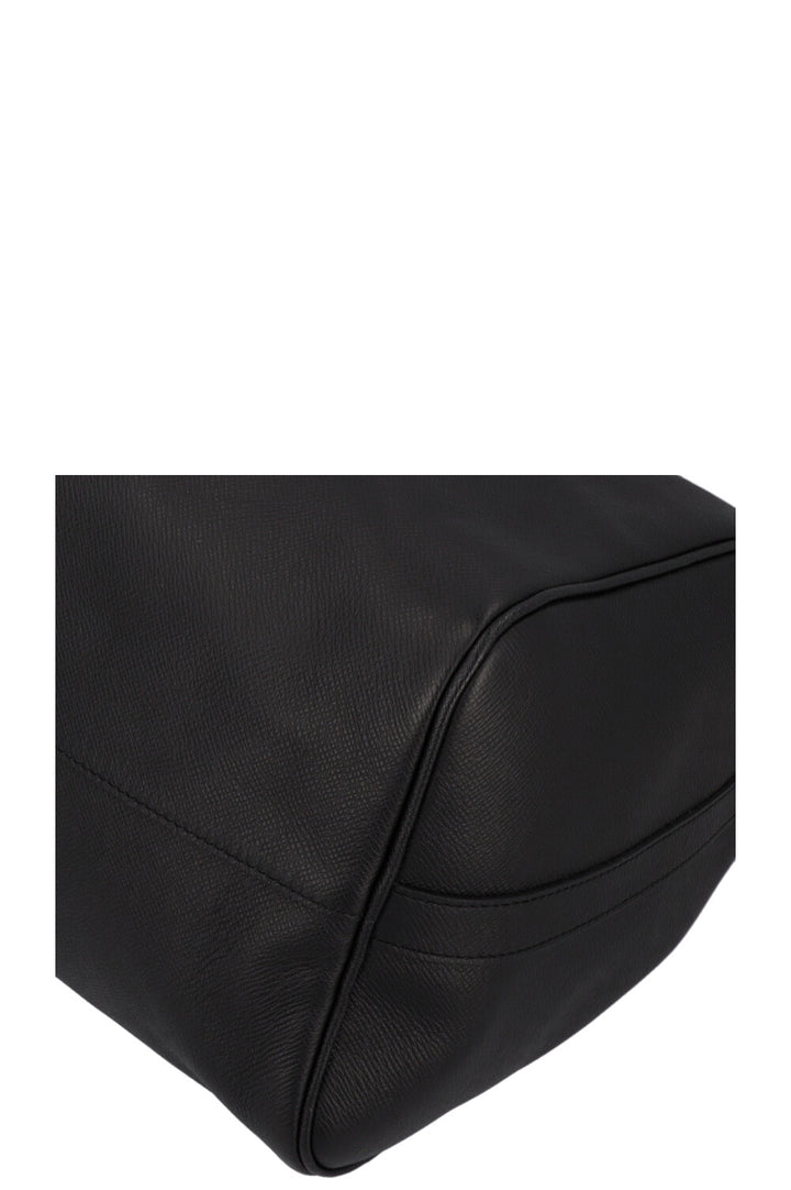 LOUIS VUITTON Keepall 50 Bandouliere Black Taiga Leather