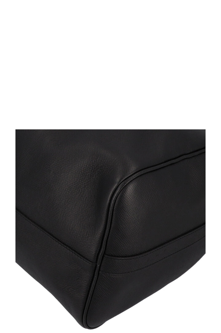 LOUIS VUITTON Keepall 50 Bandouliere Black Taiga Leather