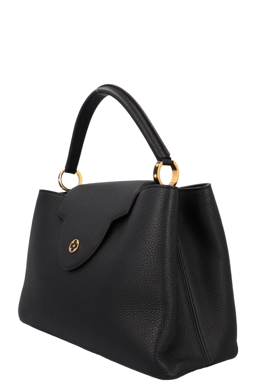 LOUIS VUITTON GM Capucine Hand Bag Black