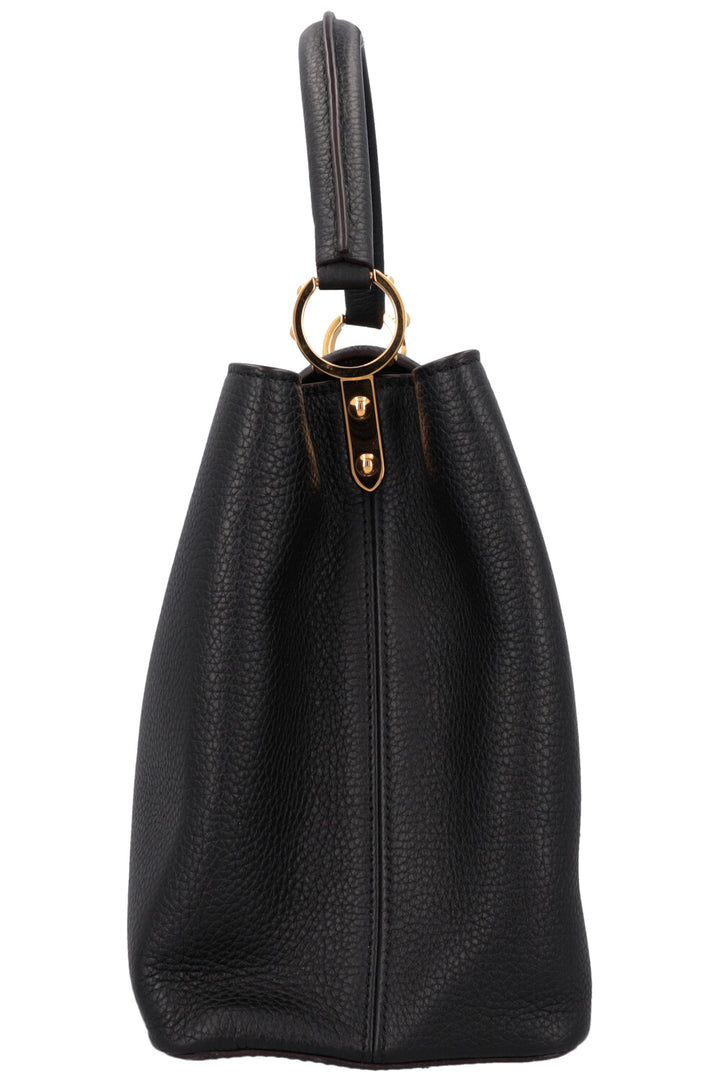 LOUIS VUITTON GM Capucine Hand Bag Black