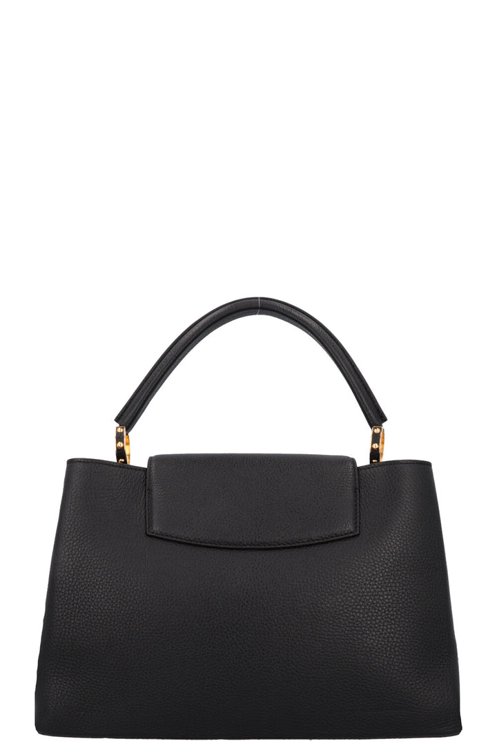 LOUIS VUITTON GM Capucine Hand Bag Black