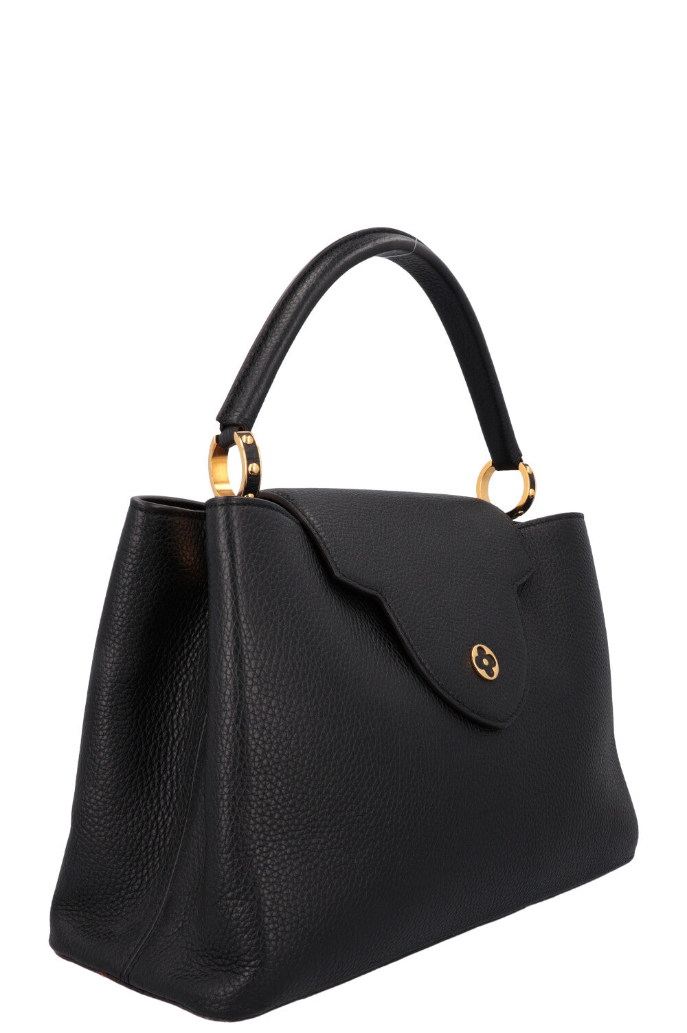 LOUIS VUITTON GM Capucine Hand Bag Black