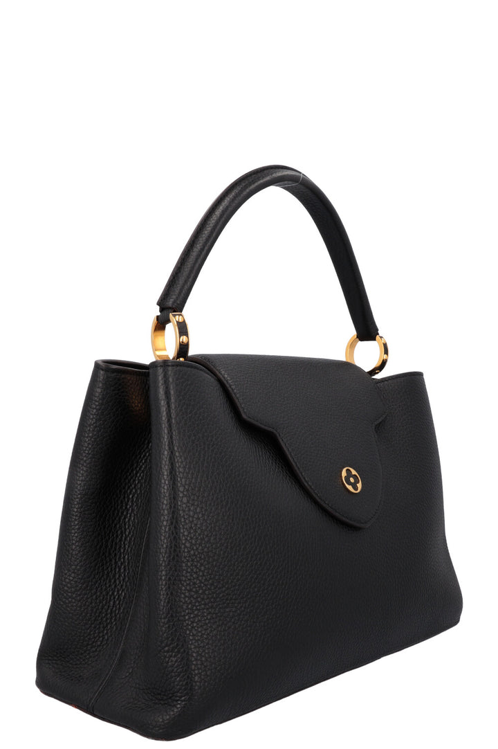 LOUIS VUITTON GM Capucine Hand Bag Black