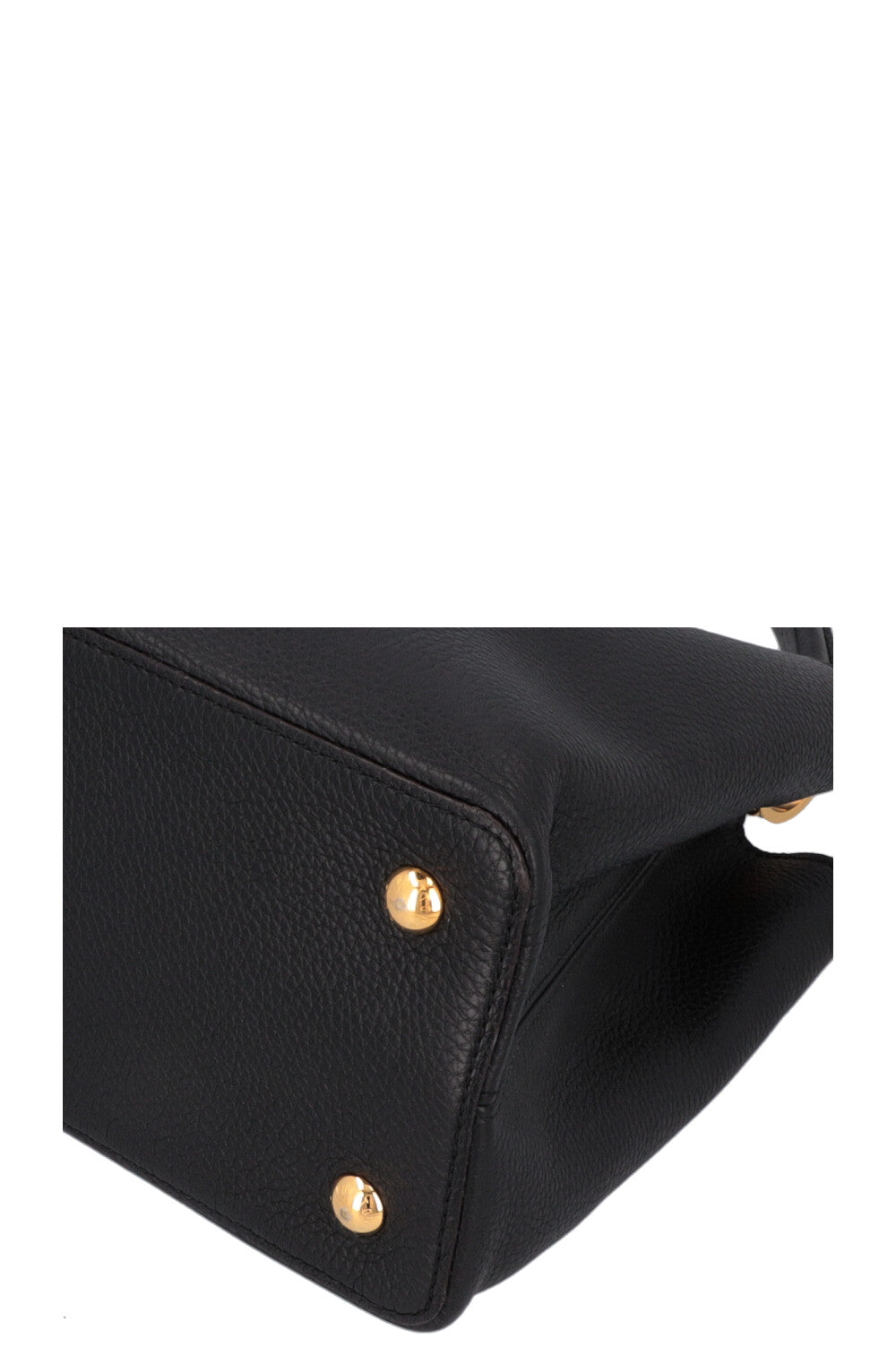 LOUIS VUITTON GM Capucine Hand Bag Black