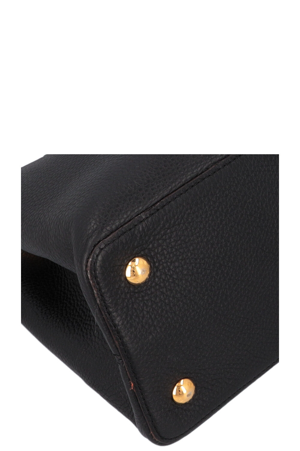 LOUIS VUITTON GM Capucine Hand Bag Black