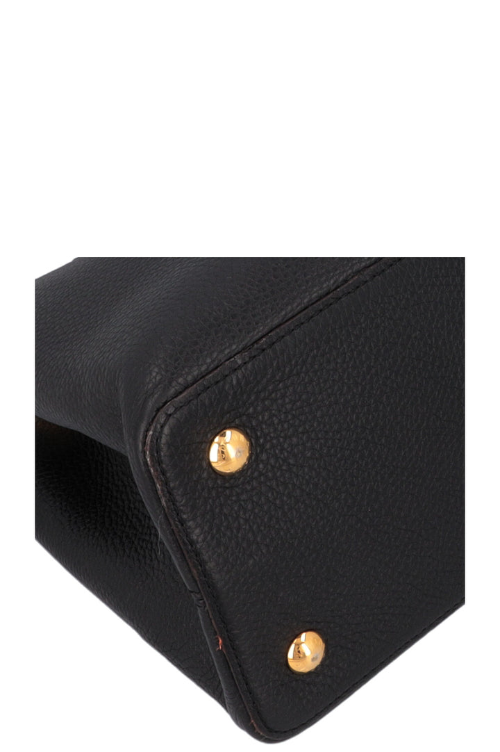 LOUIS VUITTON GM Capucine Hand Bag Black