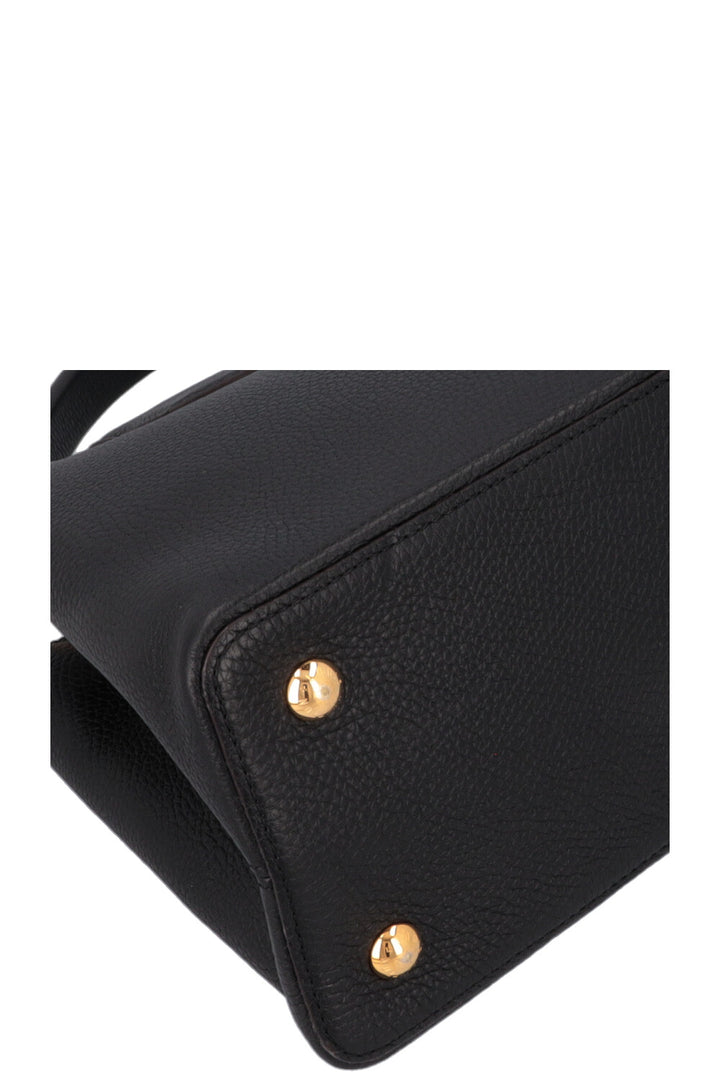 LOUIS VUITTON GM Capucine Hand Bag Black