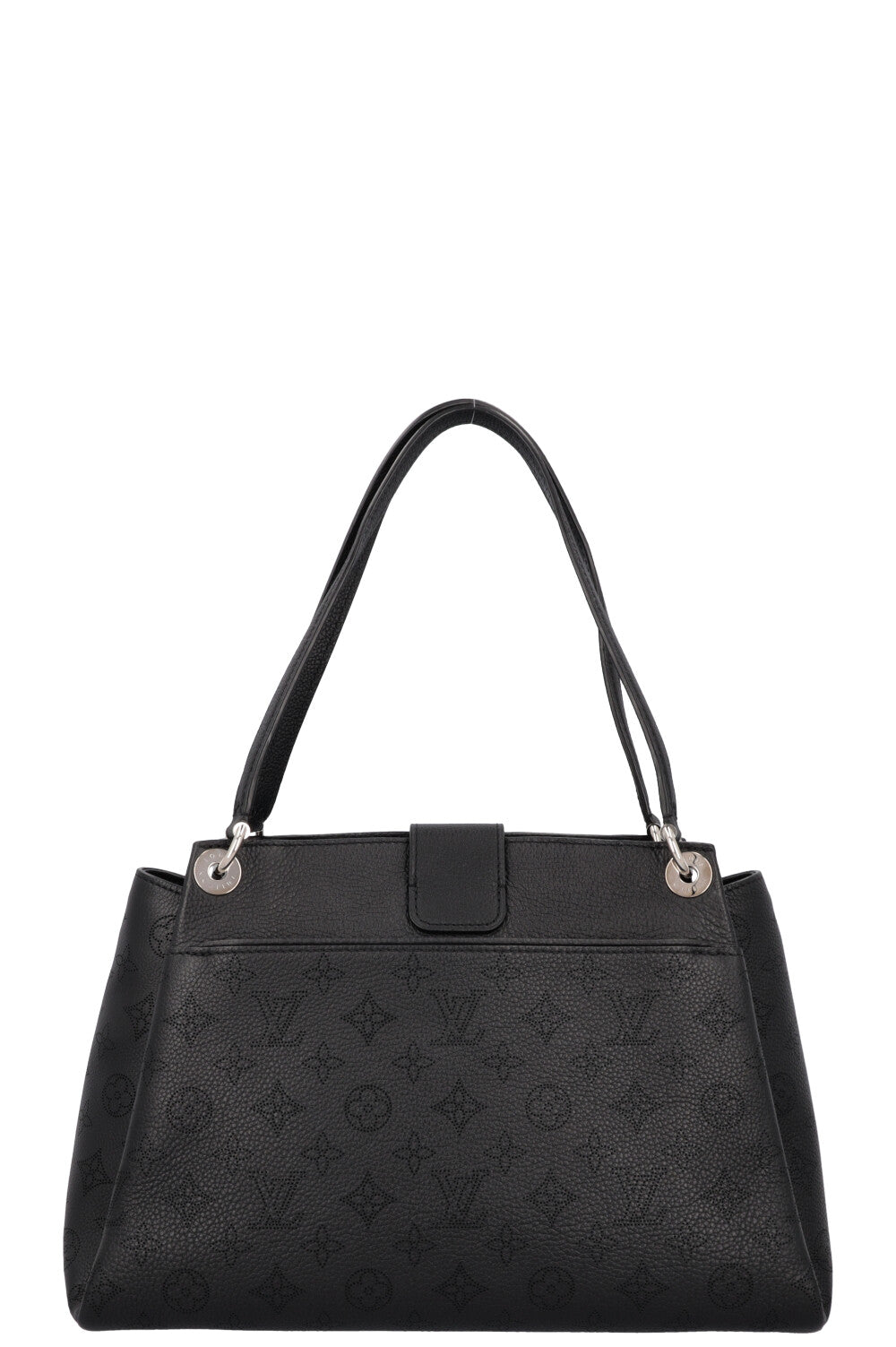 LOUIS VUITTON Sevres Tote Bag Black Mahina