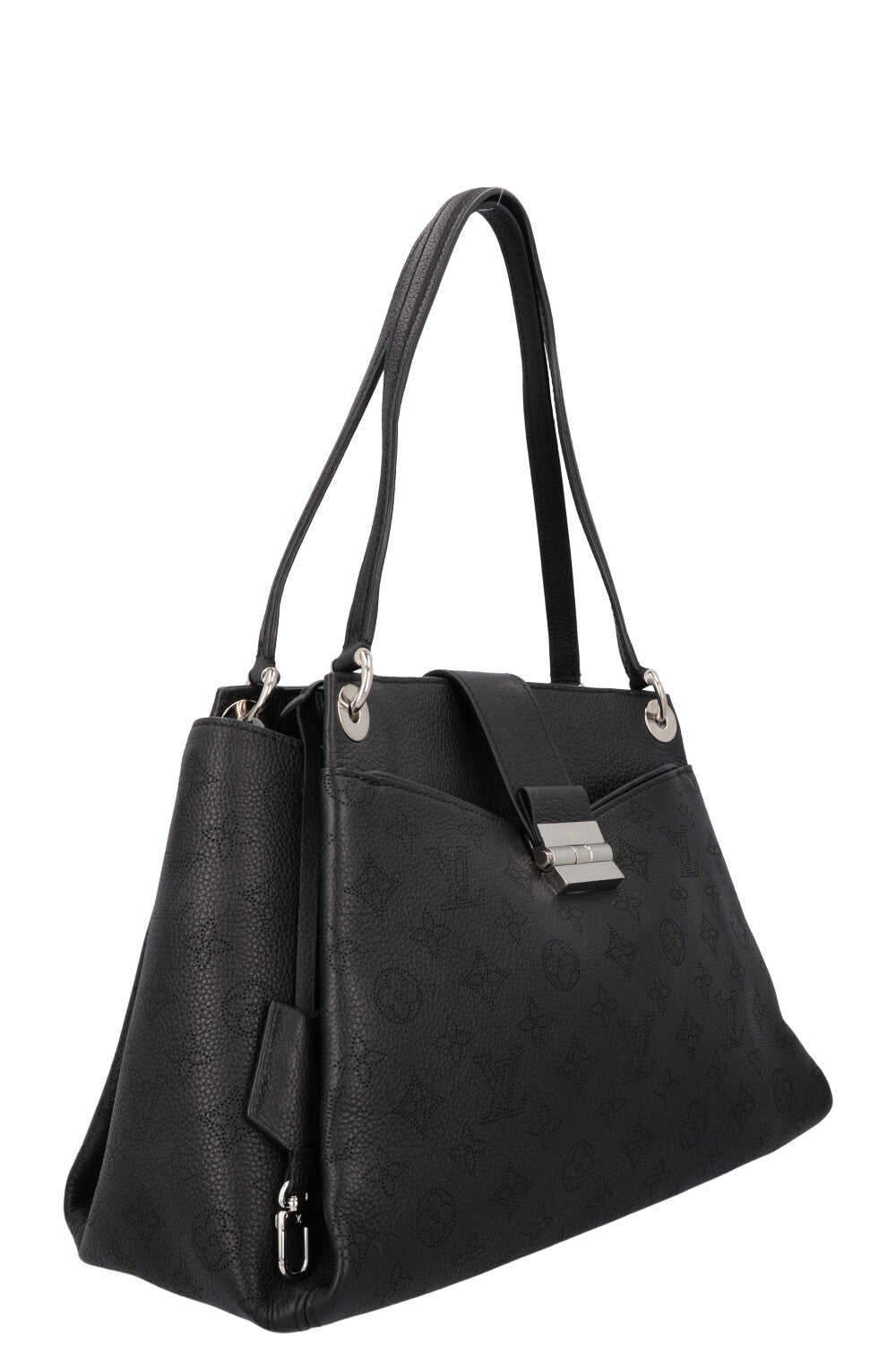 LOUIS VUITTON Sevres Tote Bag Black Mahina