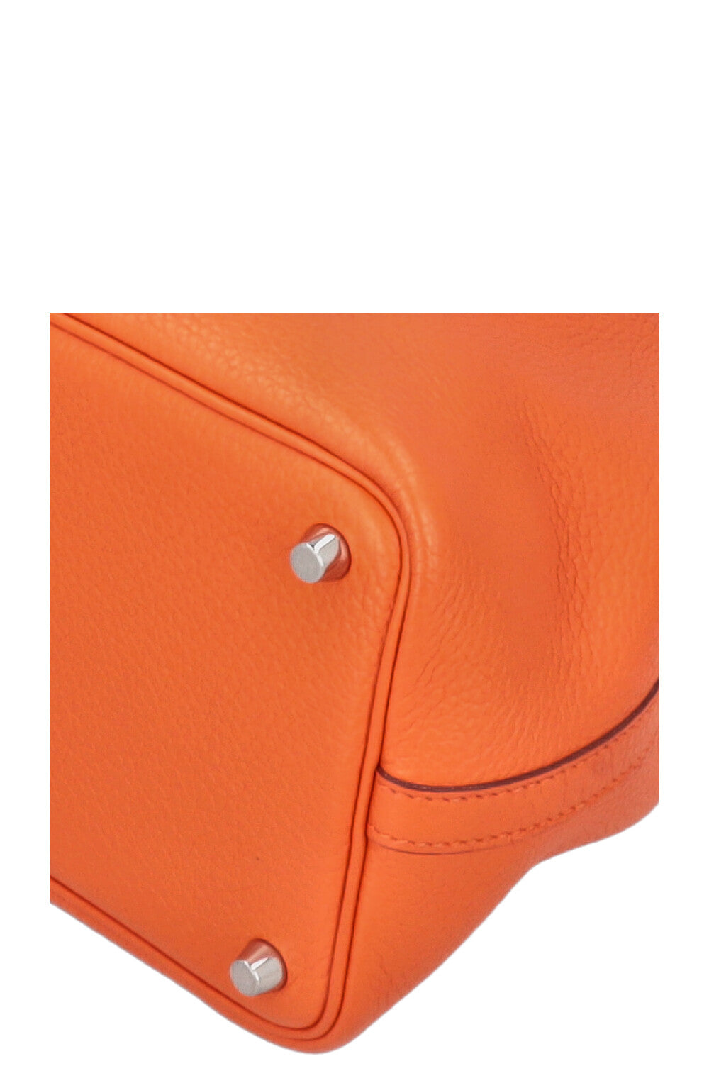 HERMÈS Sac Picotin 18 Clemence Orange