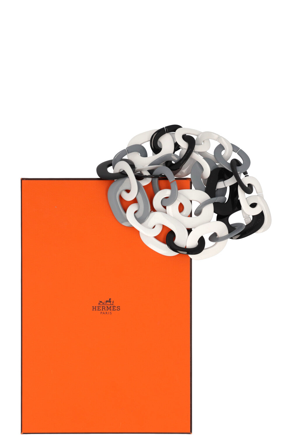 HERMÈS Necklace Frida PM Horn Lacquer Abstrait – REAWAKE