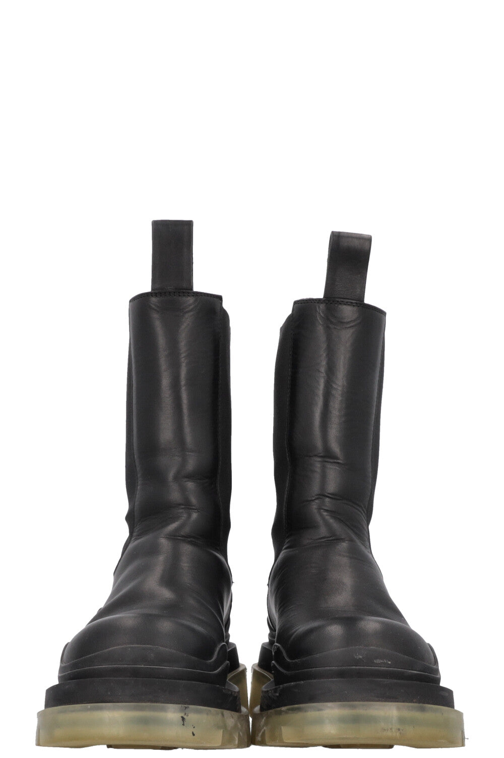 BOTTEGA VENETA Tire Chelsea Boots Leather Black – REAWAKE