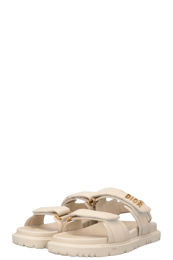 CHRISTIAN DIOR Dioract Flats White