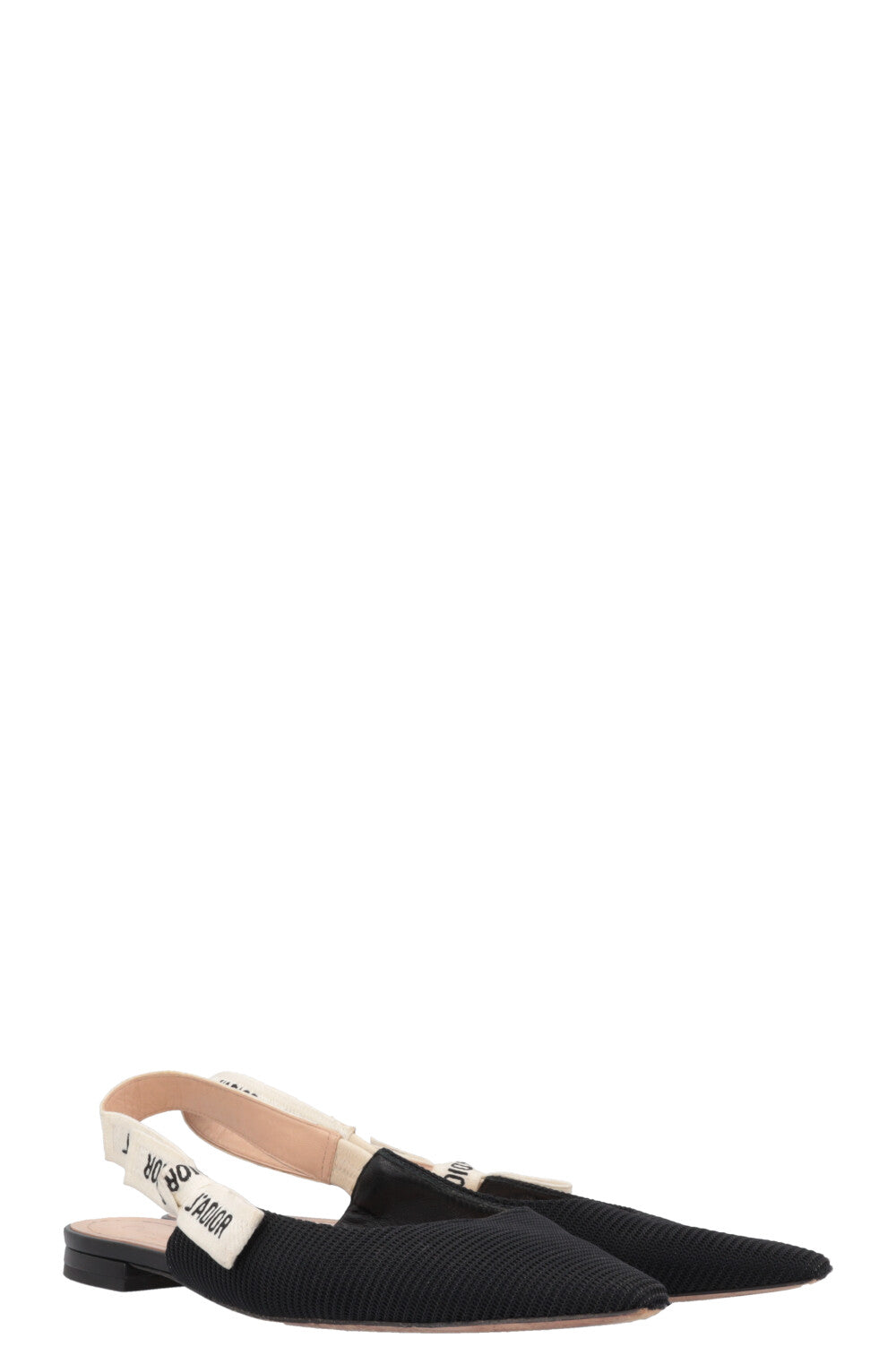 CHRISTIAN DIOR J`Adior Slingback Flats Black