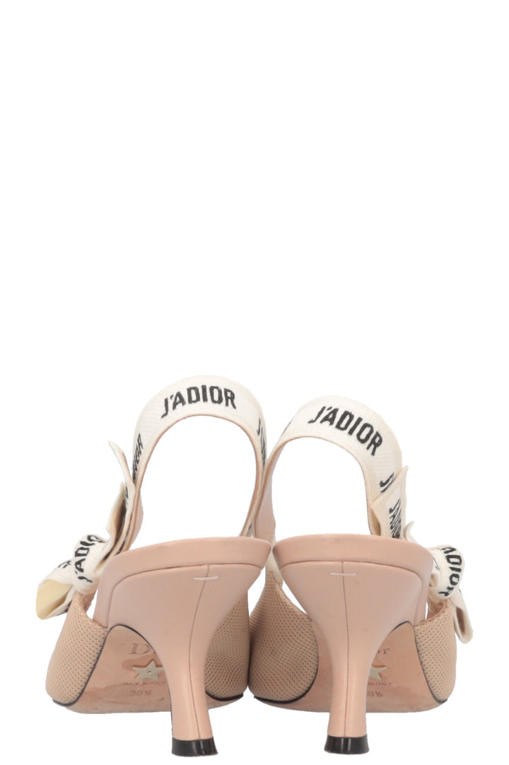 CHRISTIAN DIOR J`Adior Slingback Heels Nude